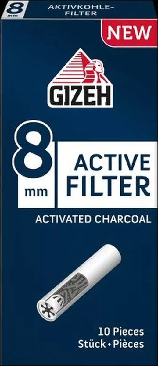 Gizeh Active Filter 8mm 