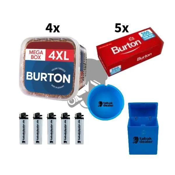 4x Burton Tabak Blue 250g