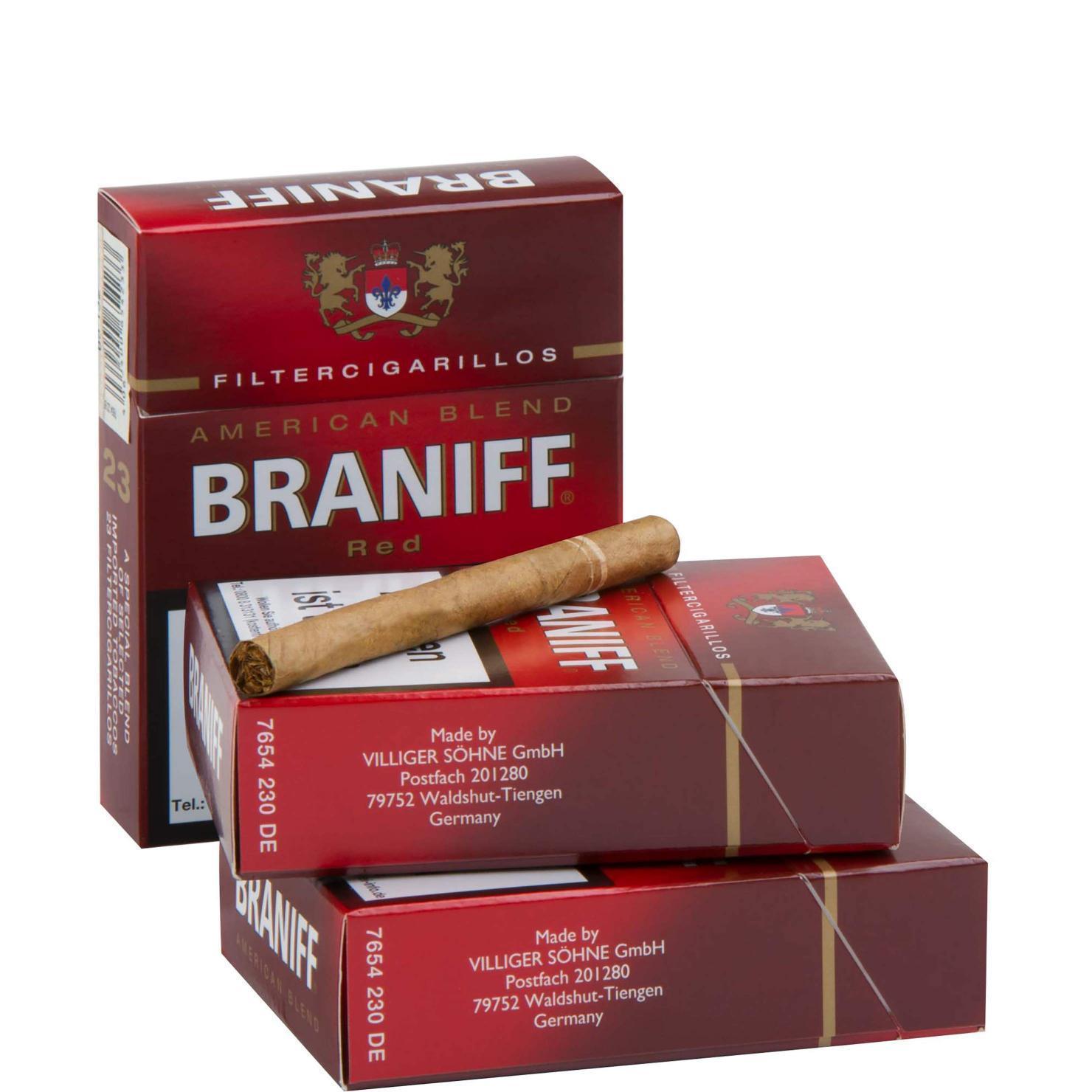 Braniff Red  10 x 23 Zigarillos