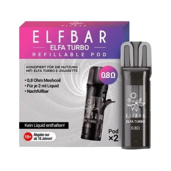 Elfbar Elfa Turbo 0,8 Ohm Pod leer Elfbar Elfa Turbo 0,8 Ohm Pod leer
