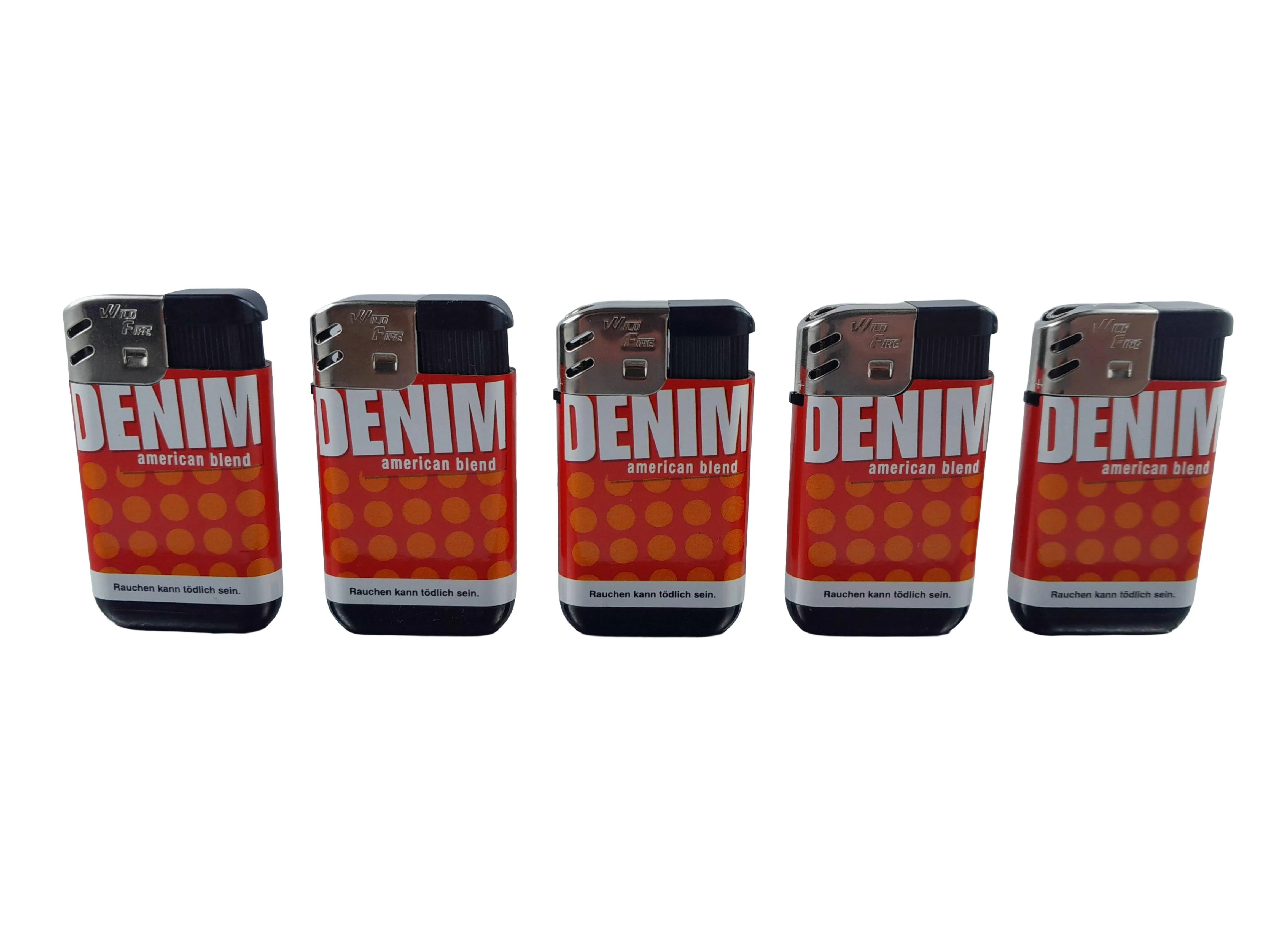 Denim Feuerzeuge 1 x 5 Stück