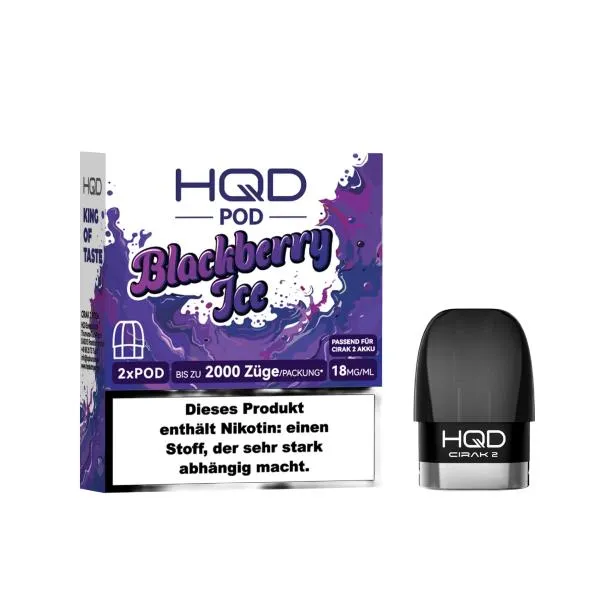 HQD Cirak 2 Pod Blackberry Ice 18mg/ml Nikotin