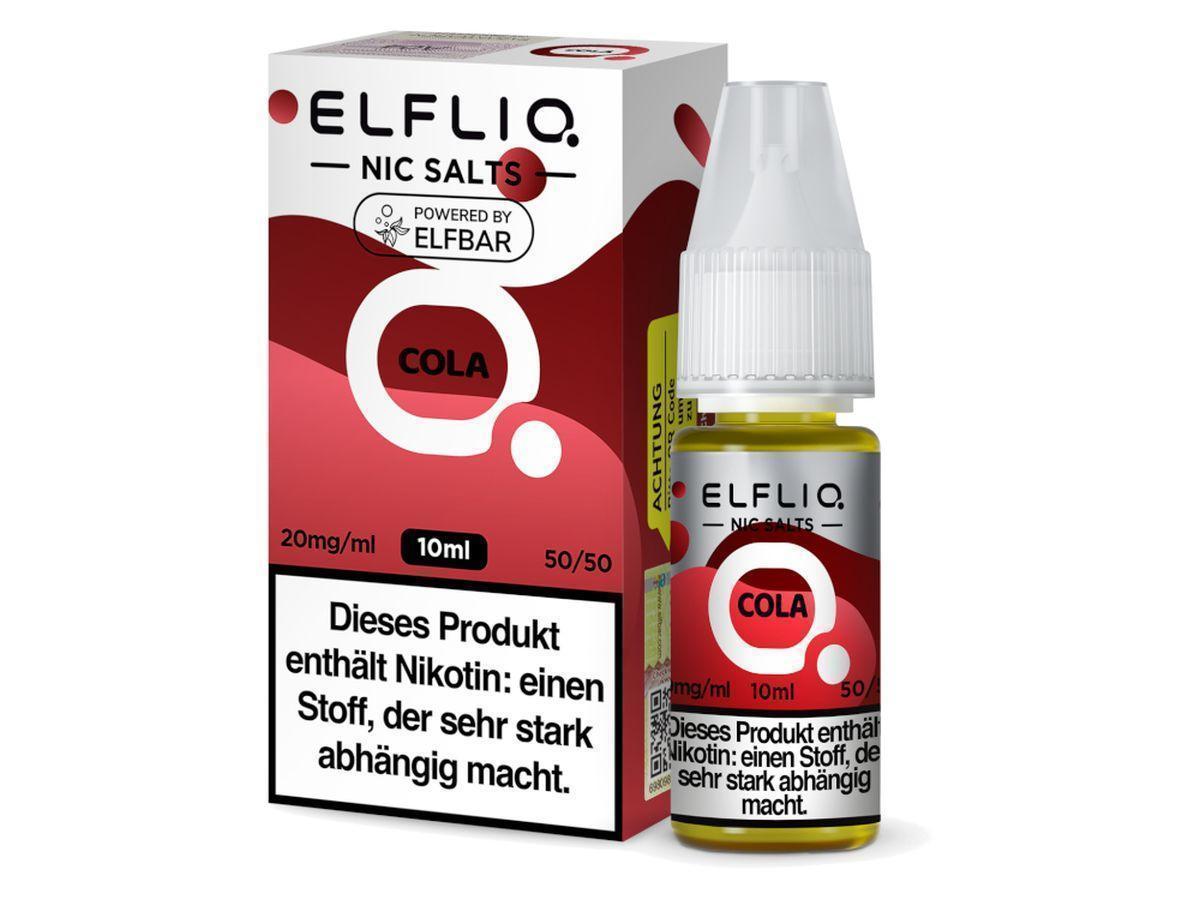 ELFLIQ - Cola 20mg/ml Nikotinsalz, 10ml Liquid ELFLIQ - Cola 20mg/ml Nikotinsalz, 10ml Liquid