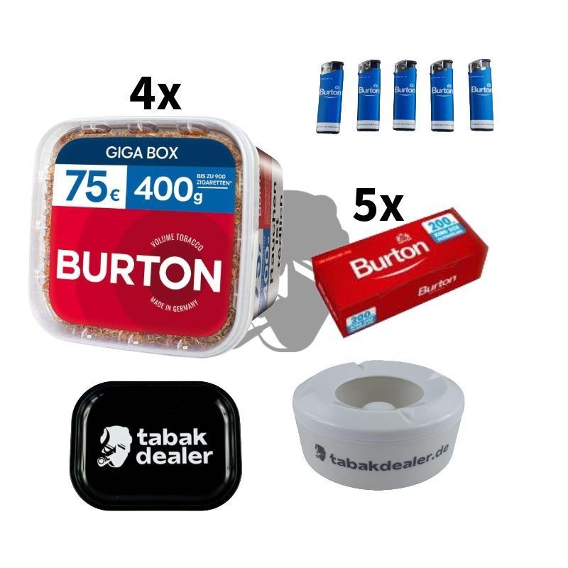 4x Burton Volumen Tabak Red 4XL 400g 4x Burton Volumen Tabak Red 4XL 400g