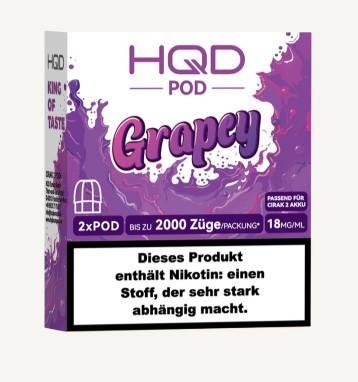 HQD Cirak 2 Pod Grape 18mg/ml Nikotin