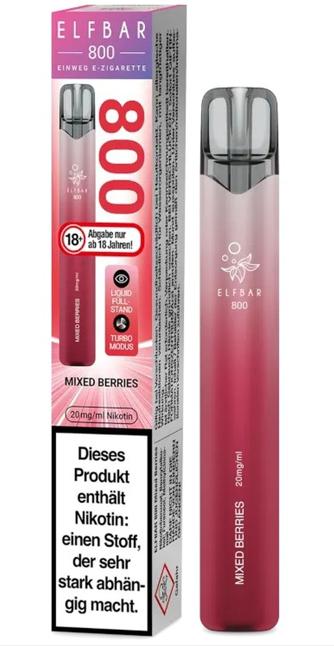 Elfbar 800 Mixed Berries 20 mg/ml