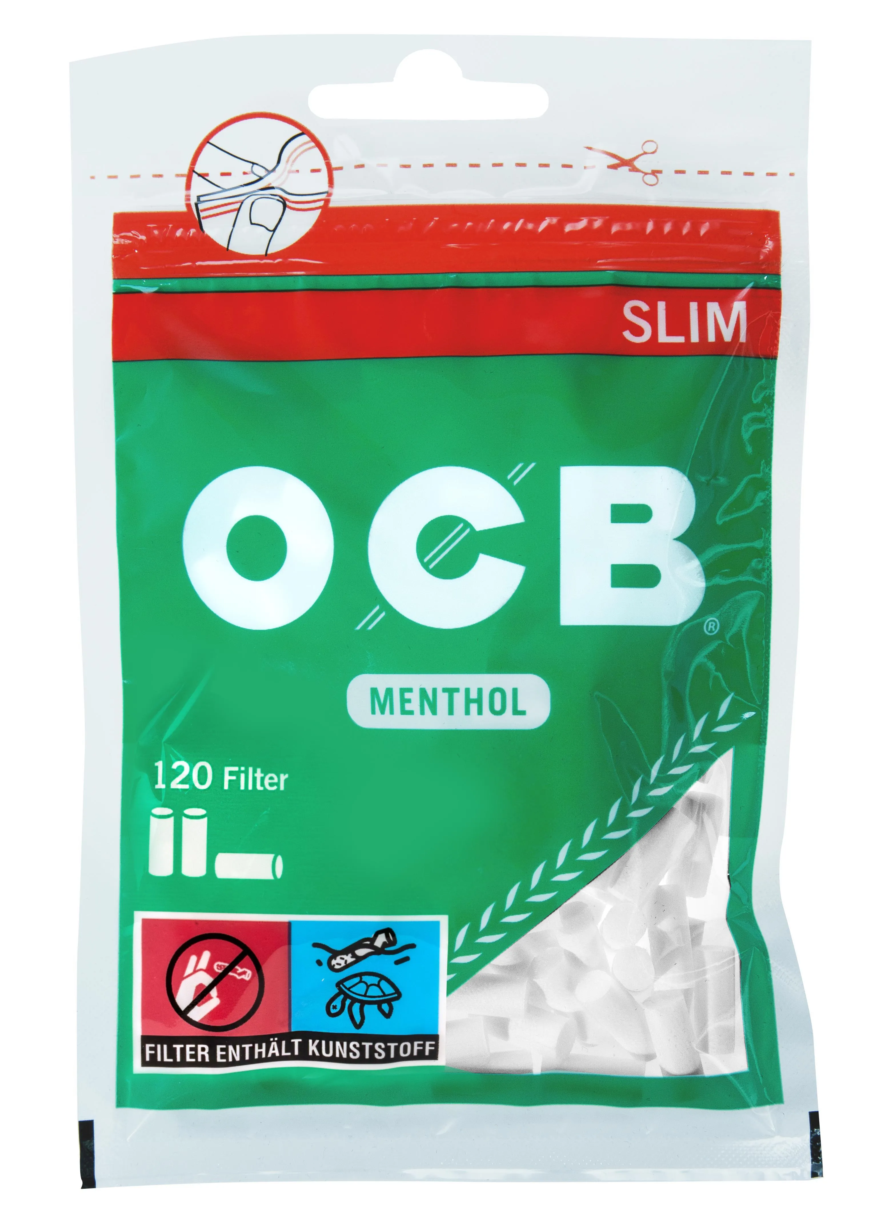 OCB Drehfilter Slim Menthol 6mm