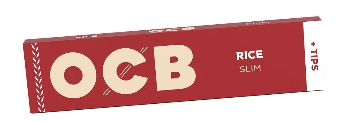 OCB Rice Slim + Tips 32 x 32 Blättchen OCB Rice Slim + Tips 32 x 32 Blättchen