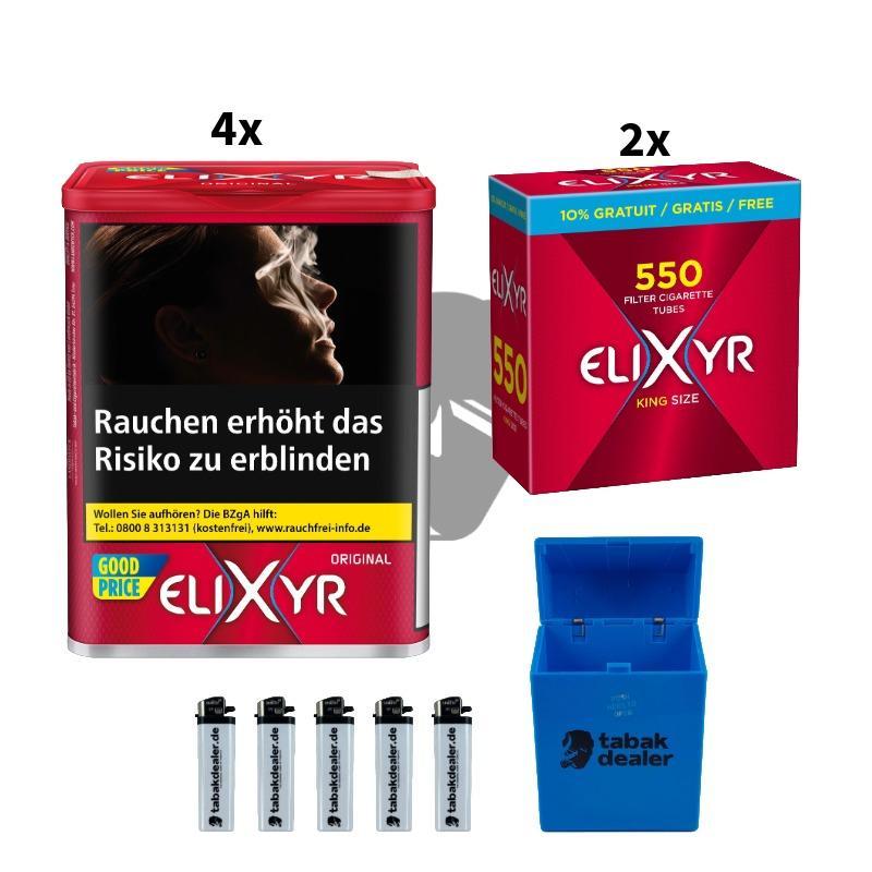 4 x Elixyr Red Tobacco 102g 