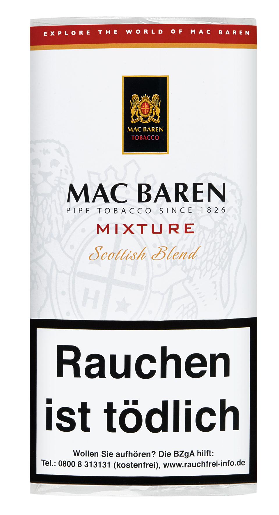 Mac Baren Mixture Scottish Blend Pfeifentabak 1 x 50g Krüll