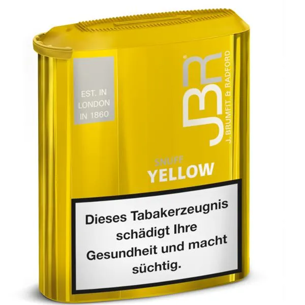 JBR Yellow Snuff 10 x 10g Dosen
