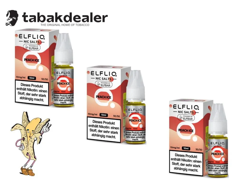 ELFLIQ Peach Ice 10mg/ml 3er 3 x 1 Stück