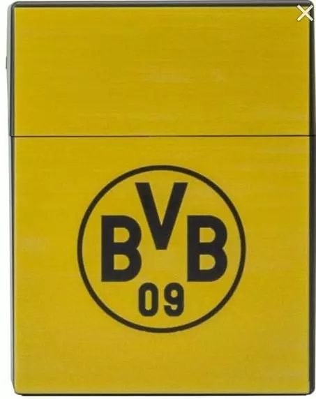 BVB 09 Borussia Dortmund Zigarettenbox mit Sprungdeckel 25er BVB 09 Motiv 1 Stück