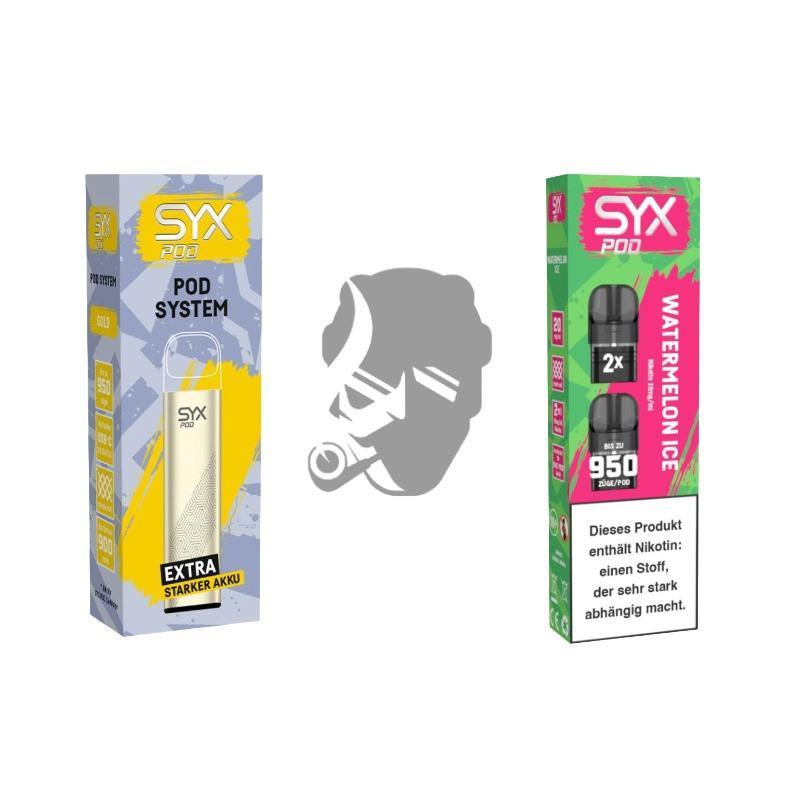 SYX Pod Gold + Cartridge Watermelon Ice SYX Pod Gold + Cartridge Watermelon Ice
