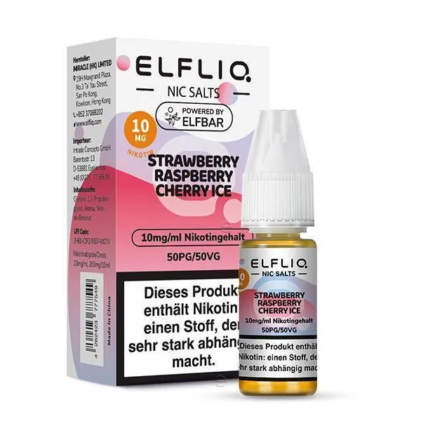 ELFLIQ- Strawberry Raspberry Cherry Ice 10 mg/ml