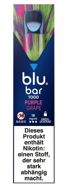 blu bar Purple Grape 18mg/ml