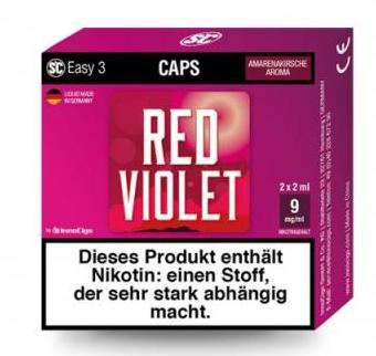 Easy 4 Caps Red Violet Amarenakirsche 9mg/ml Nikotin ( 2 Stück pro Packung) 