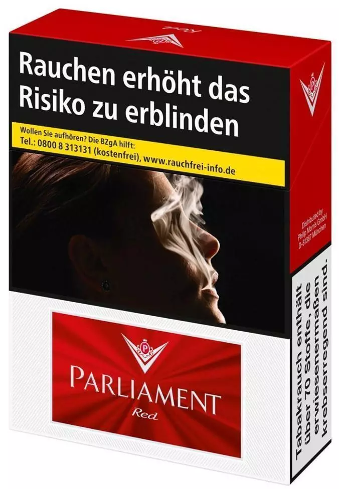 Parliament Red 3XL 8 x 31 Zigaretten