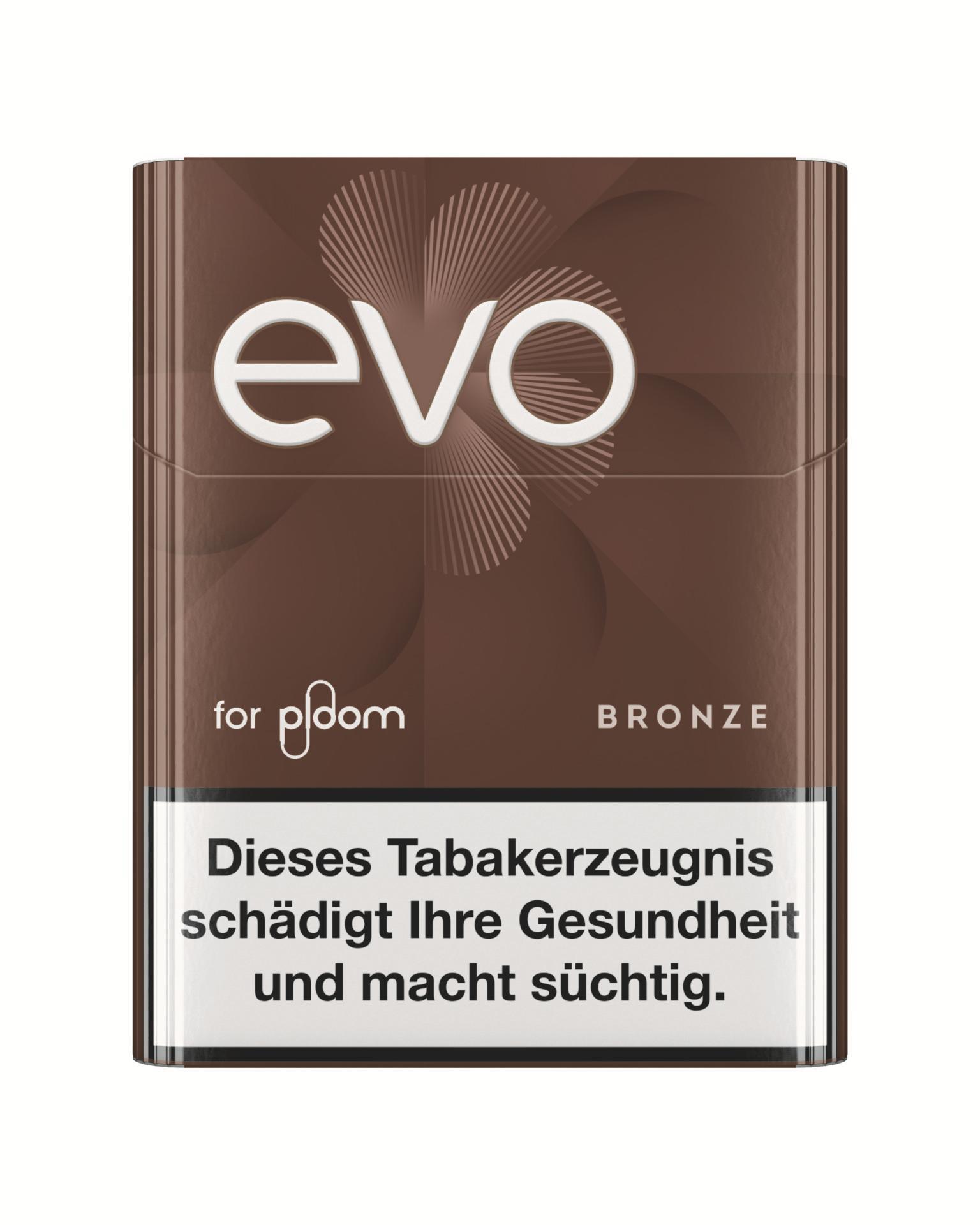 EVO Tobaccos Sticks Bronze Packung