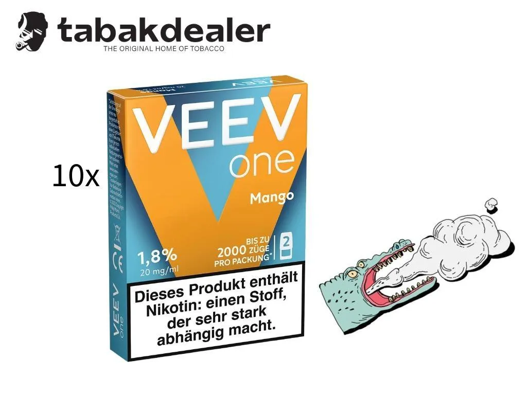 10x VEEV One Pod Mango 20mg/m