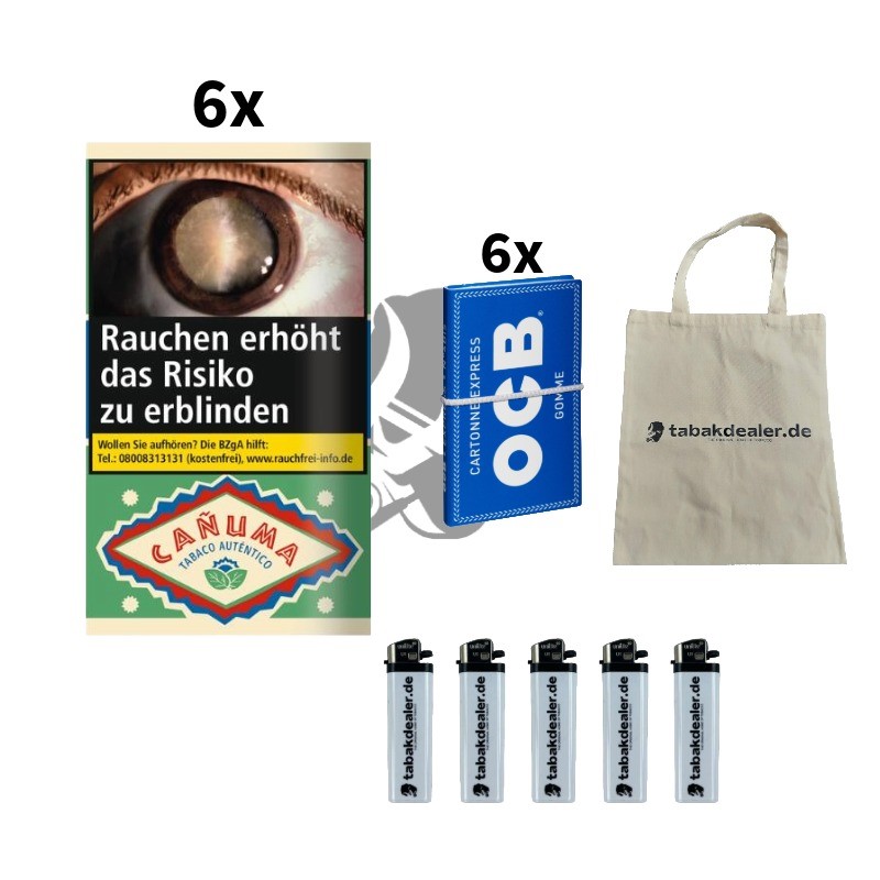 6x Canuma Drehtabak Pouch 30g 