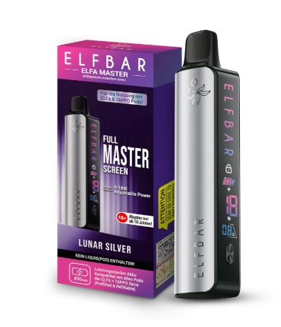 Elfbar Elfa Master Akku Luna Silver