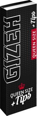 Gizeh Black Queen Size + Tips 26 x 50 Blättchen/Tips 26 x 34 Stück