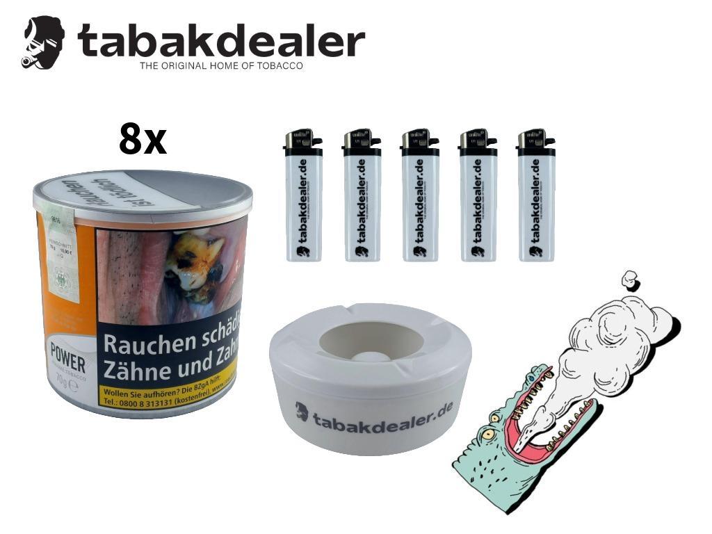 8x Power Volumentabak 70g 