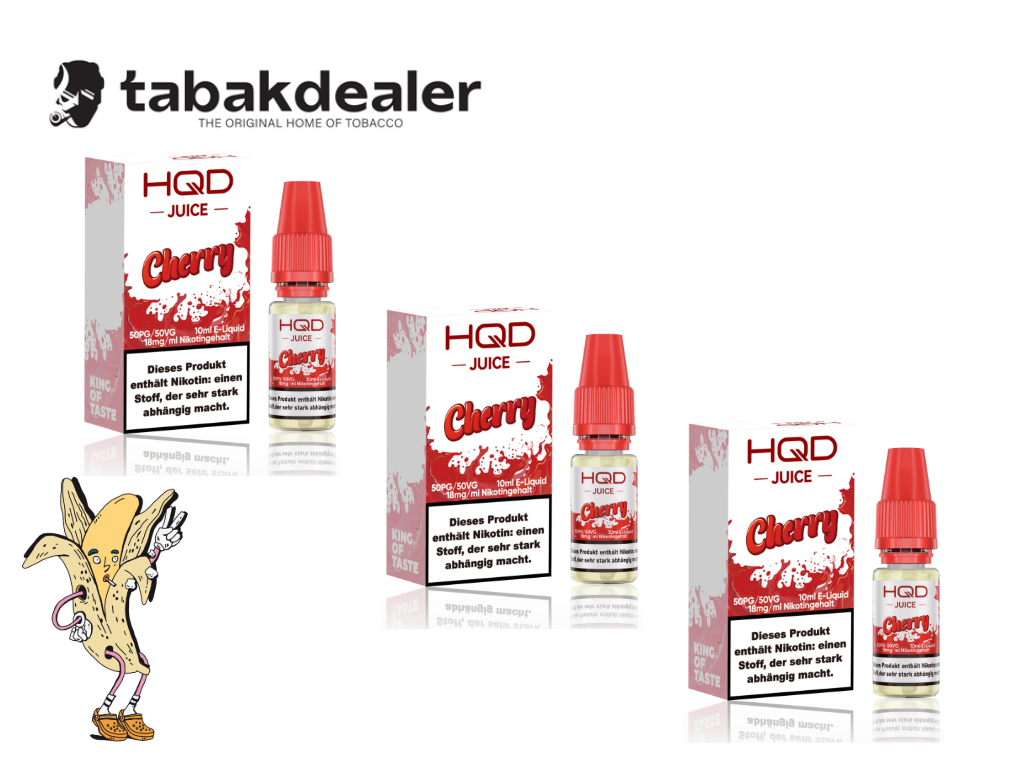 HQD Juice Cherry 18mg/ml 3er