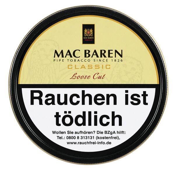 Mac Baren Classic Loose Cut Pfeifentabak 1 x 100g Krüll Mac Baren Classic Loose Cut Pfeifentabak 1 x 100g Krüll