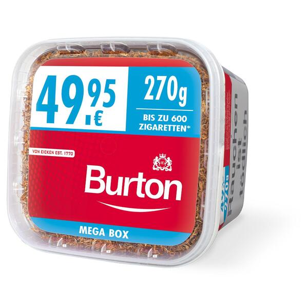 Burton Red Mega Box 1 x 270g Tabak