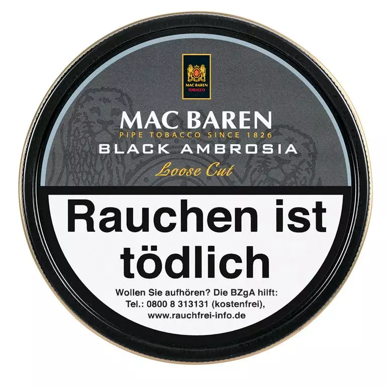 Mac Baren Black Ambrosia Pfeifentabak 1 x 100g Krüll