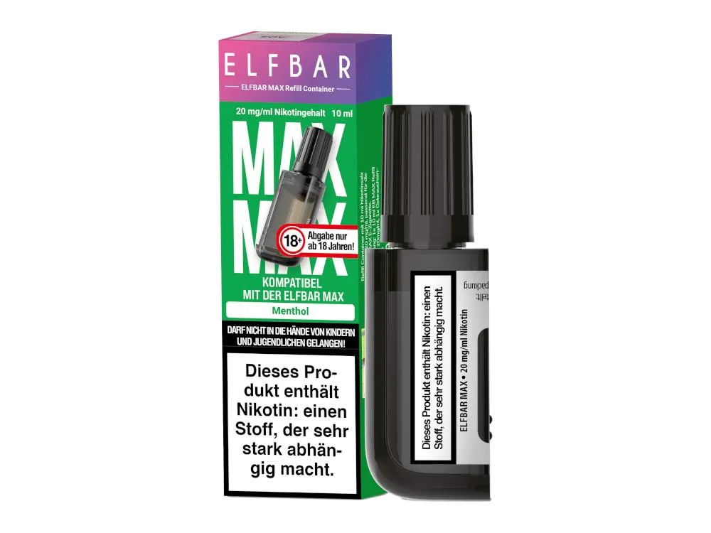 ELFBAR MAX 10ml Ref. Cont. Menthol