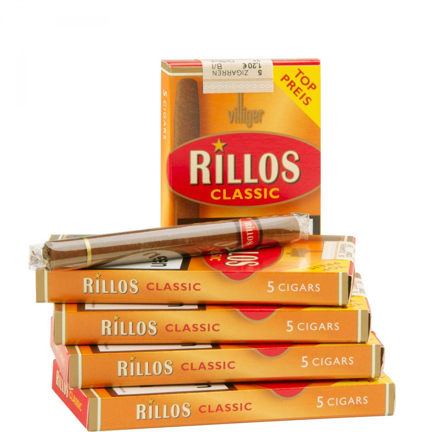 Villiger Rillos Classic 20 x 5 Zigarillos