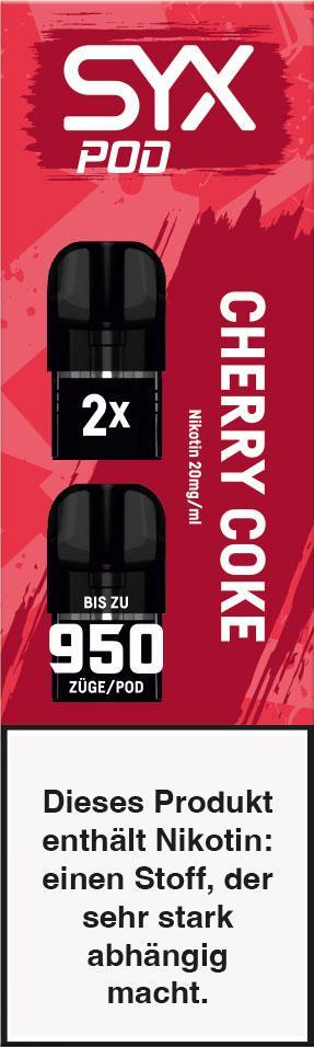 SYX Pod Cartridge Cherry Coke 20mg SYX Pod Cartridge Cherry Coke 20mg