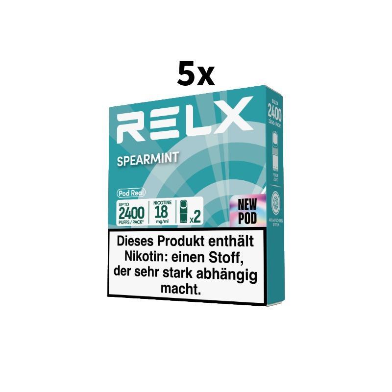 5x RELX Pod Real Spearmint 5x RELX Pod Real Spearmint