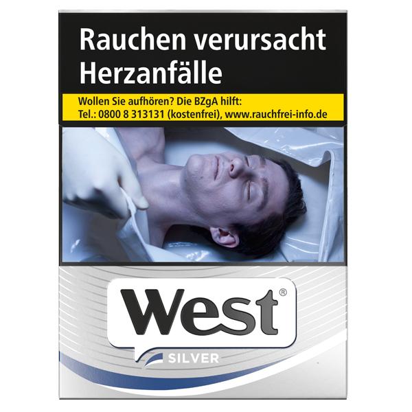 West Silver 8 x 24 Zigaretten West Silver 8 x 24 Zigaretten