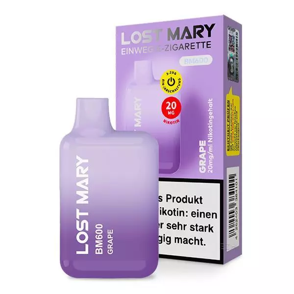 Lost Mary E-Shisha Grape 20mg/ml Nikotin