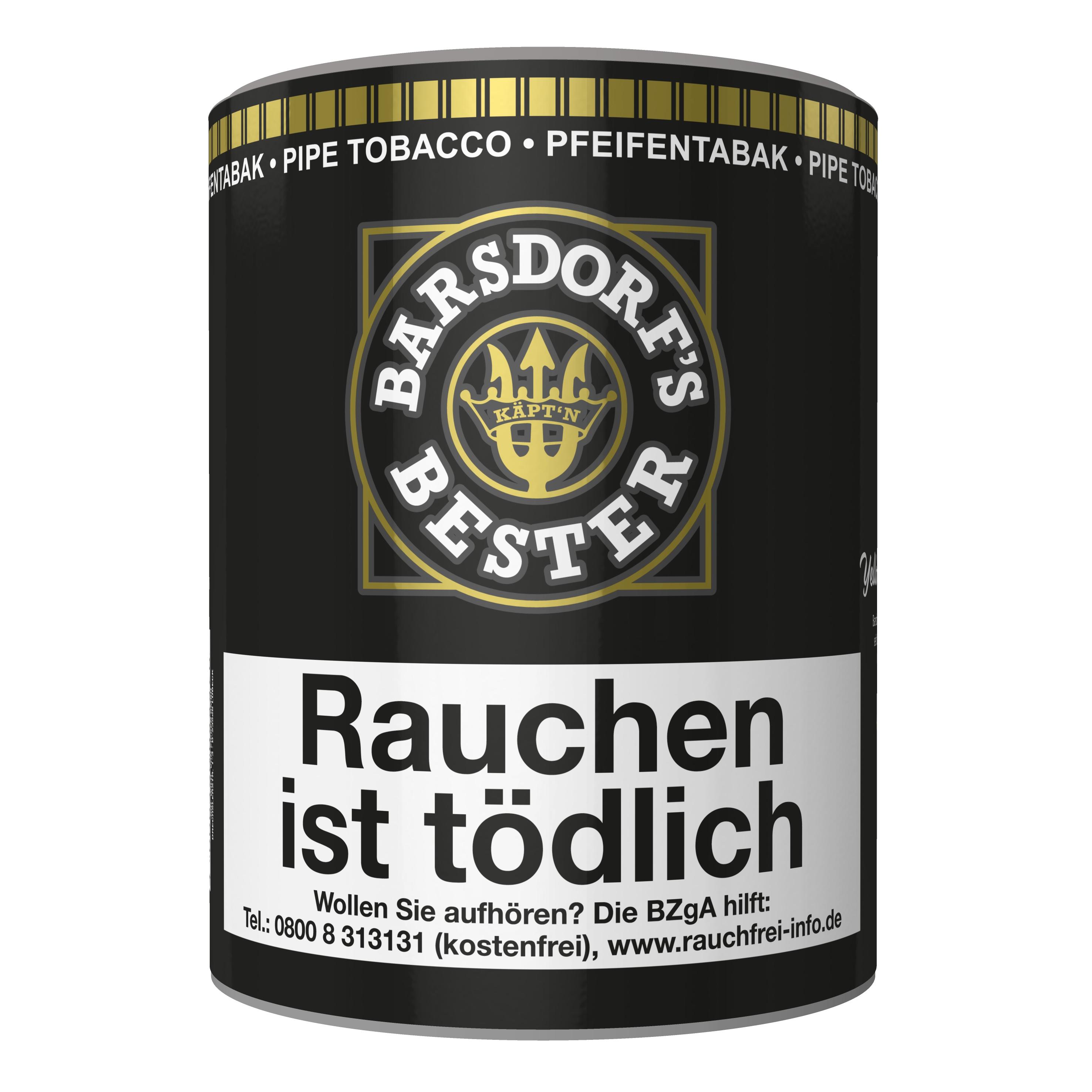 Barsdorf Käptns Bester Yellow Pfeifentabak 1 x 160g Krüll