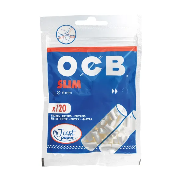 OCB Just Paper Filter Slim 6mm 1 x 120 Filter