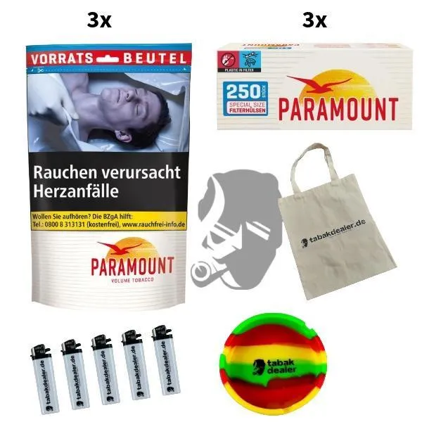 3x Paramount Vol.Zip Bag 160g