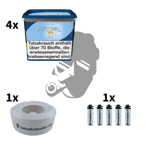 4x Camel Blue Volume Box 285g
