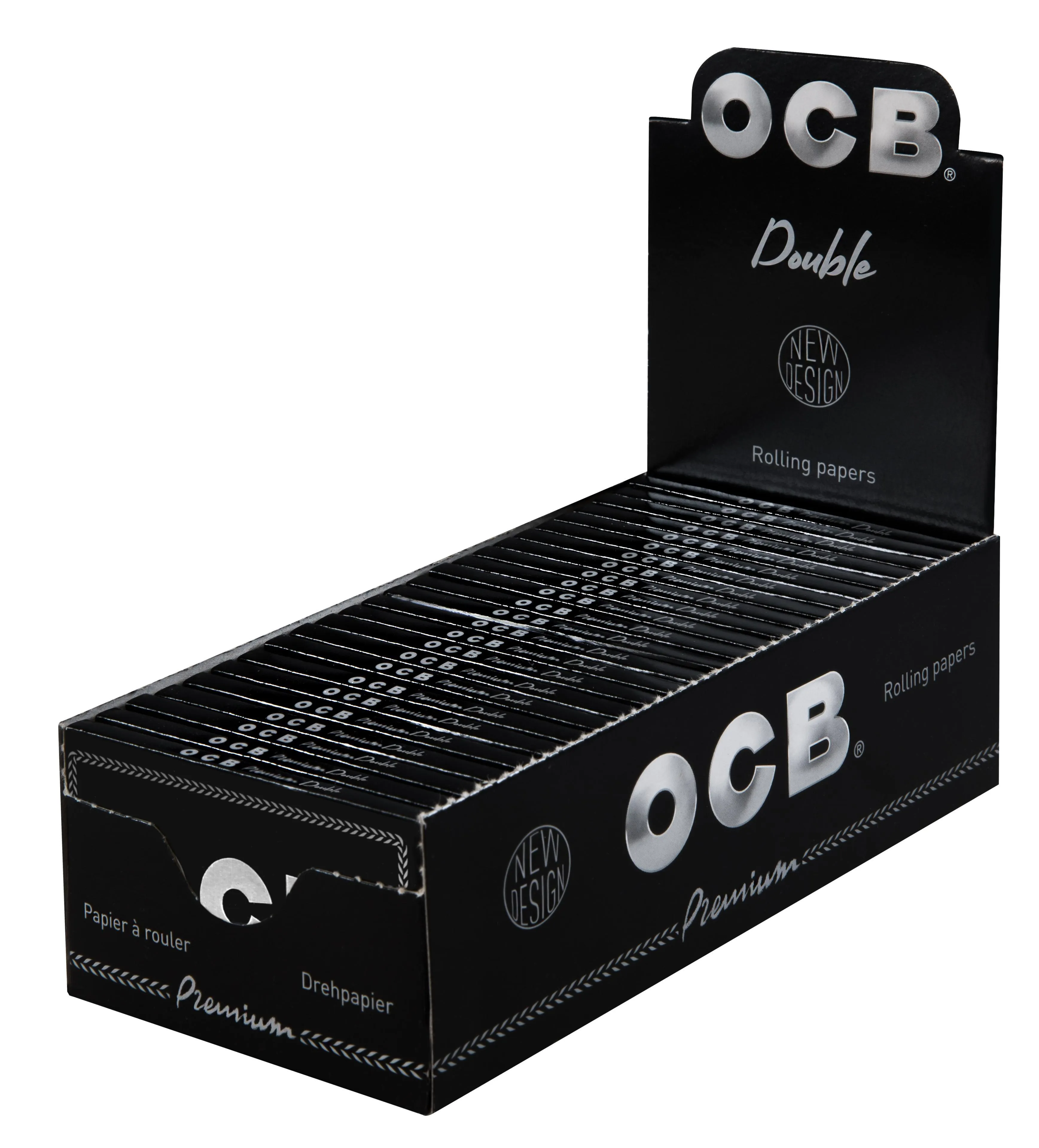 OCB Schwarz Premium Kurz Nr. 4 25 x 100 Blättchen