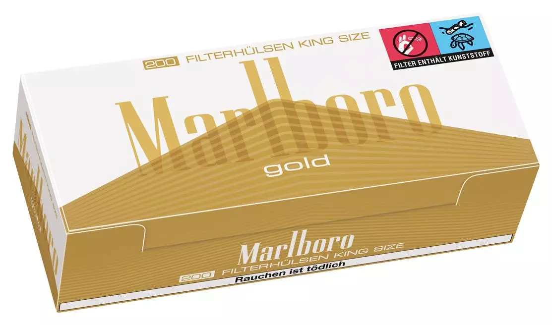 Marlboro Hülsen Gold 5 x 200 Stück