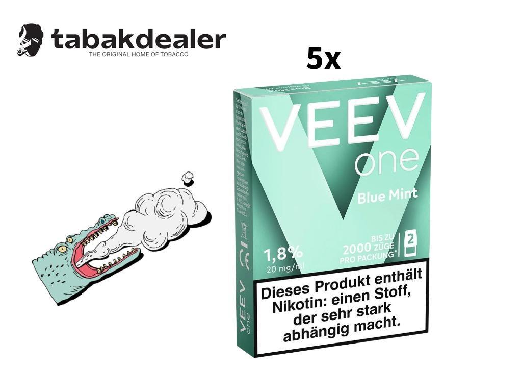 5x Veev One Pod Blue Mint 