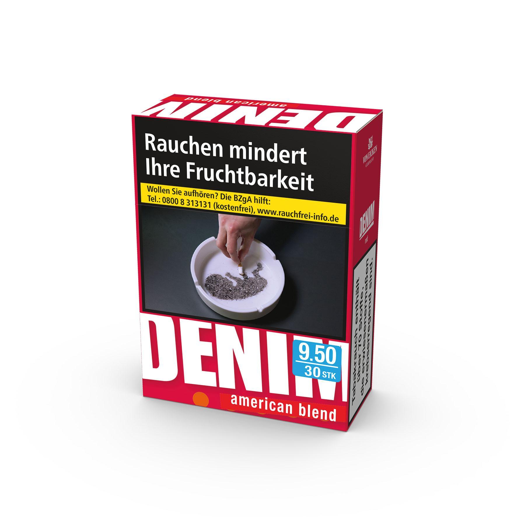 Denim Red XXL 8 x 30 Zigaretten