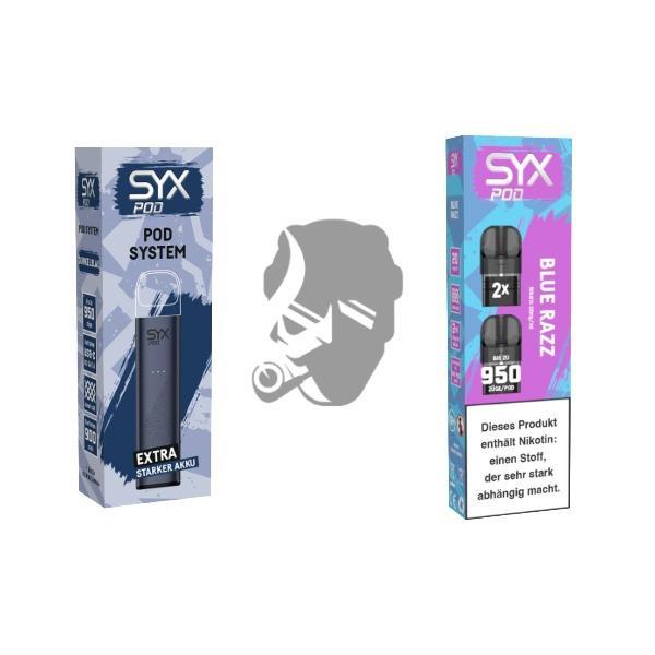 SYX Pod Dark Blue + Cartridge Blue Razz SYX Pod Dark Blue + Cartridge Blue Razz