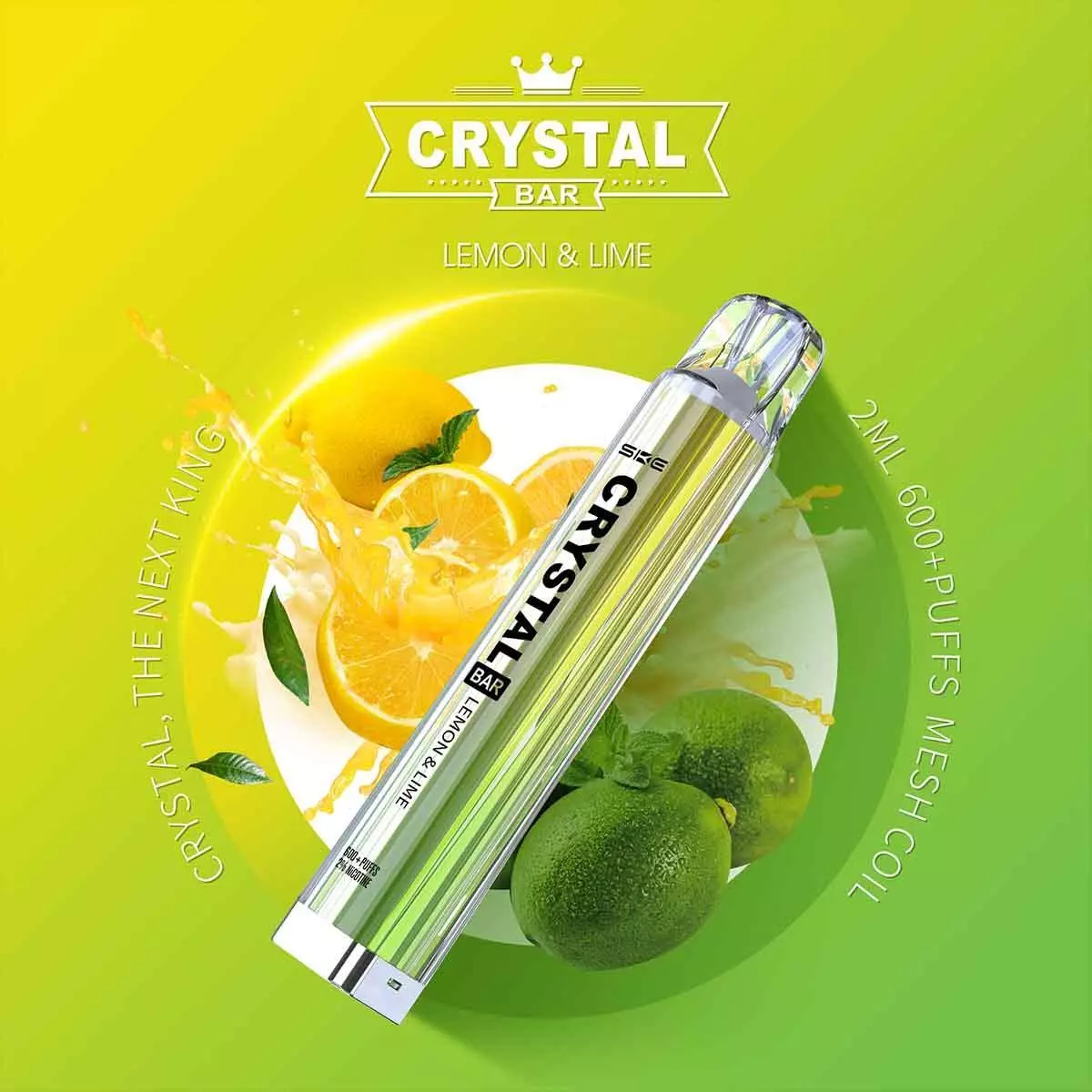 SKE Crystal Bar Lemon Lime 20mg/ml Nikotin