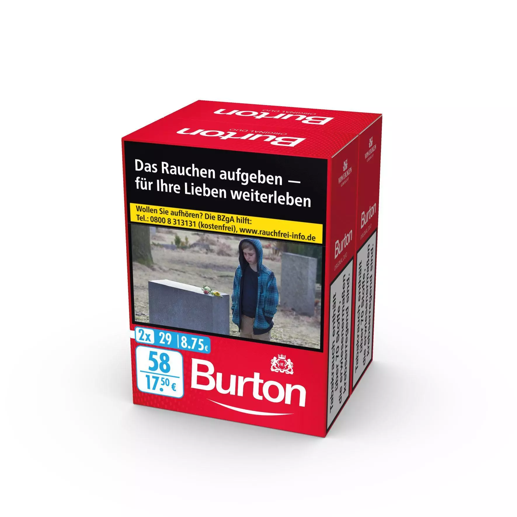 Burton Original Duo Pack 4 x 58 Zigaretten