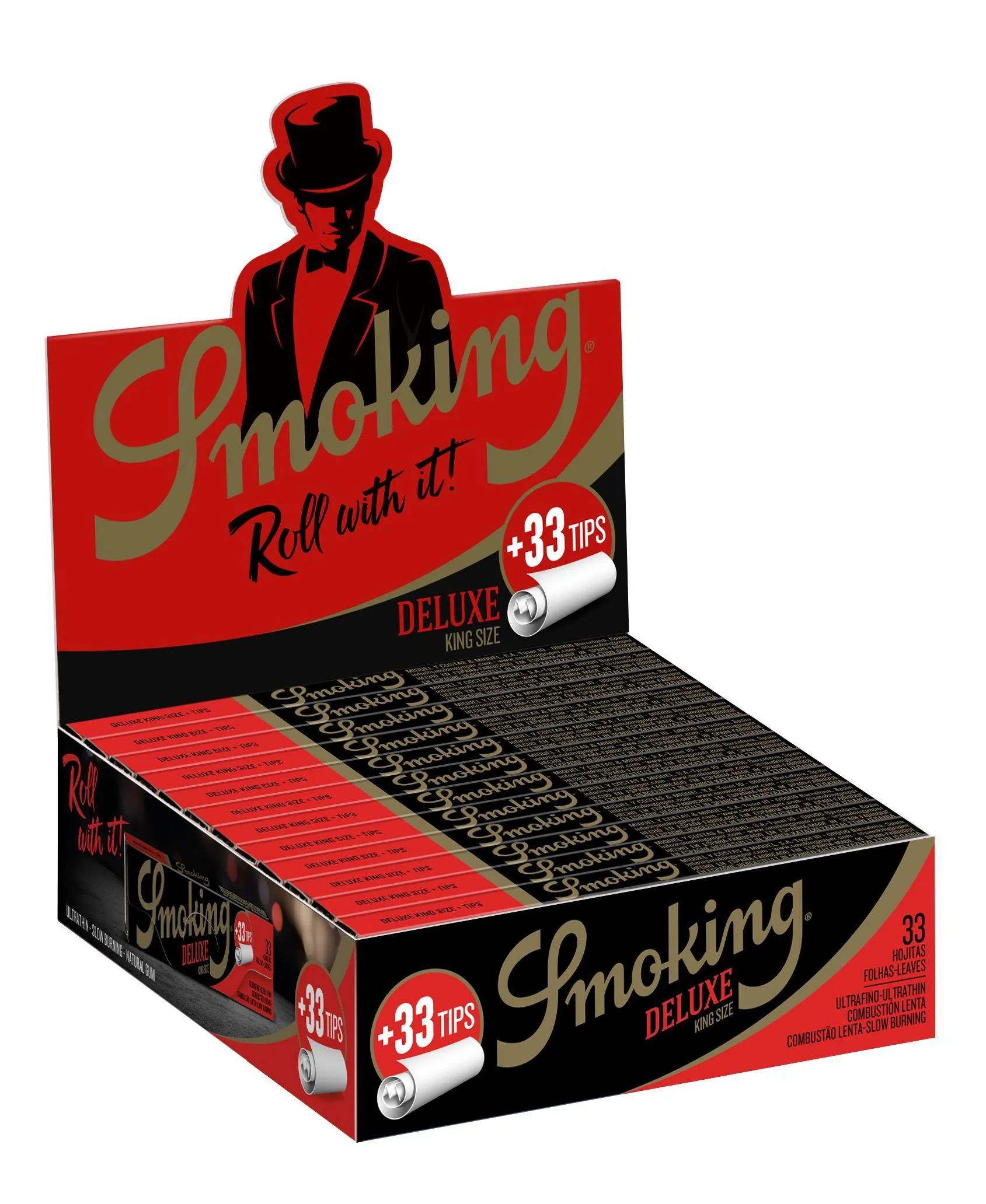 Smoking KS Deluxe + Filter Tips 24 x 33 Blättchen